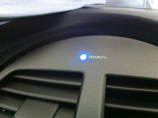 Security Light On Dash
