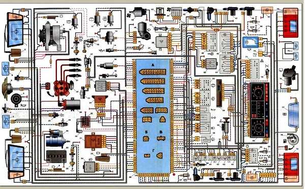 Схема электрооборудования ваз 2108