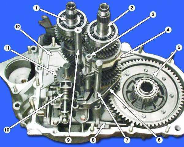Сборка кпп ваз 2112