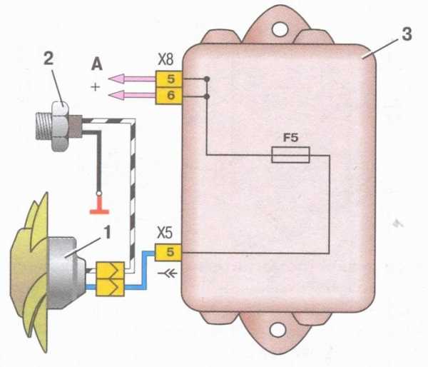 Схема зажигания ваз 21099
