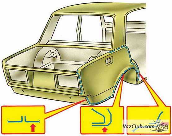 Усиление кузова ваз 2105