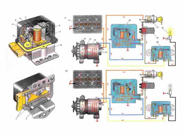 Реле регулятор ваз подключение