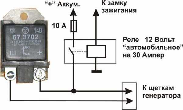 Схема зарядки ваз 2106